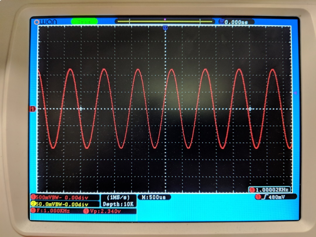 DAC C 1k Hz Sine