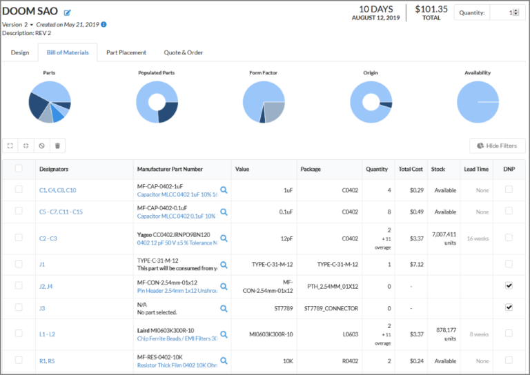 Engineering Designs for Reduced Costs