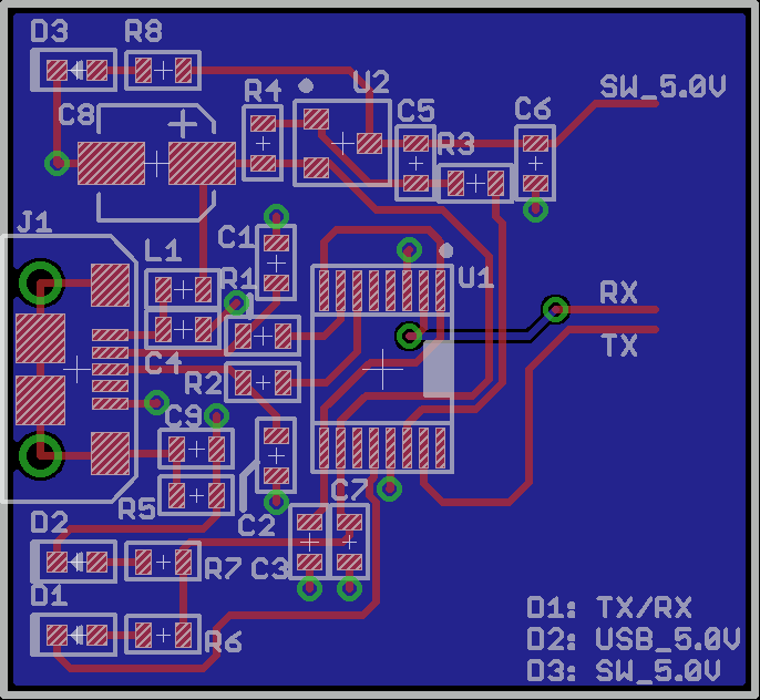 FT230 X Bus Control Layout