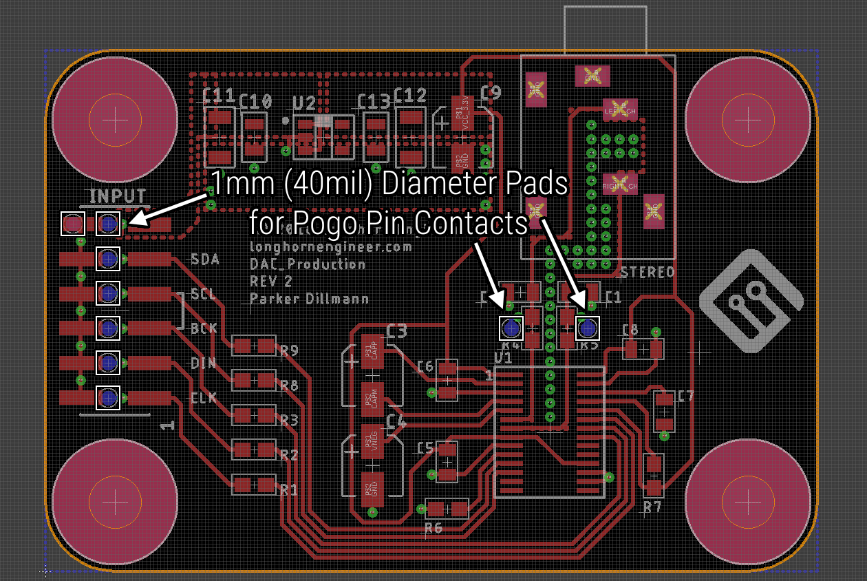 Layout DAC Pogo Pin 1