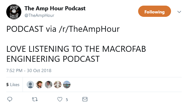 The Amp Hour Podcast reacts to our Podcast.