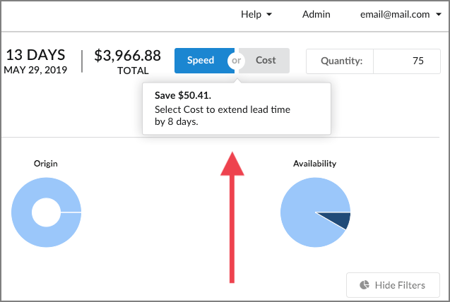 Toggle Price Tracker Speed SQUARE 1