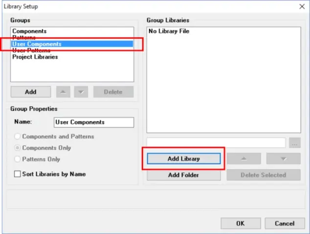 Figure 2: Adding a Library