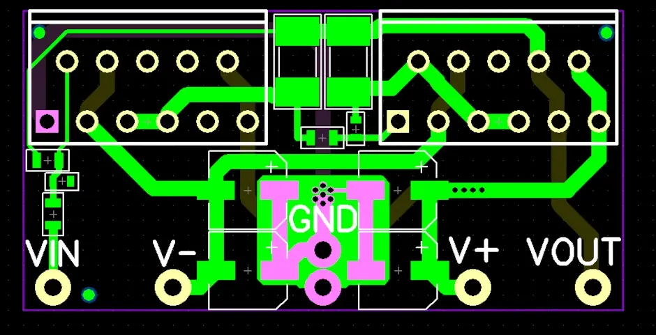 Figure 5: Diptrace Layout