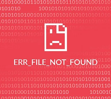 Error file not found