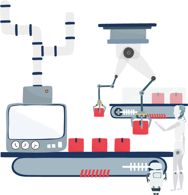 Robotic assembly line