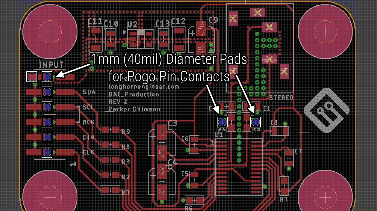 Layout DAC Pogo Pin