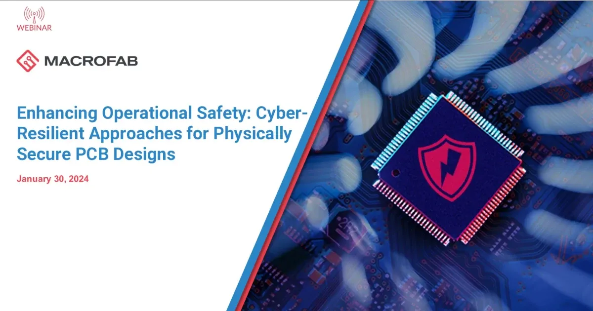Cyber resilient approaches physically secure pcb designs og