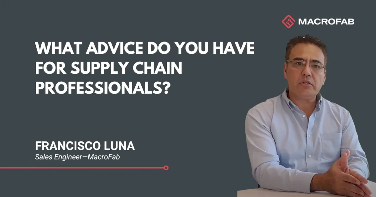 Advice for supply chain professionals