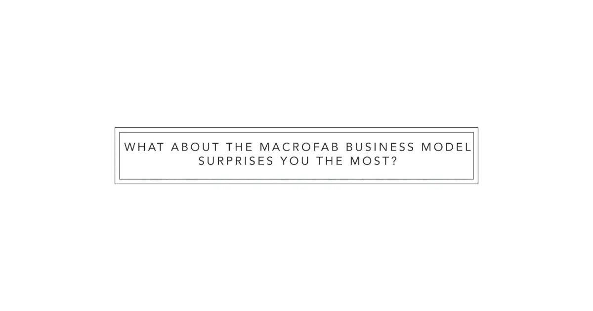 Votronics macrofab business model