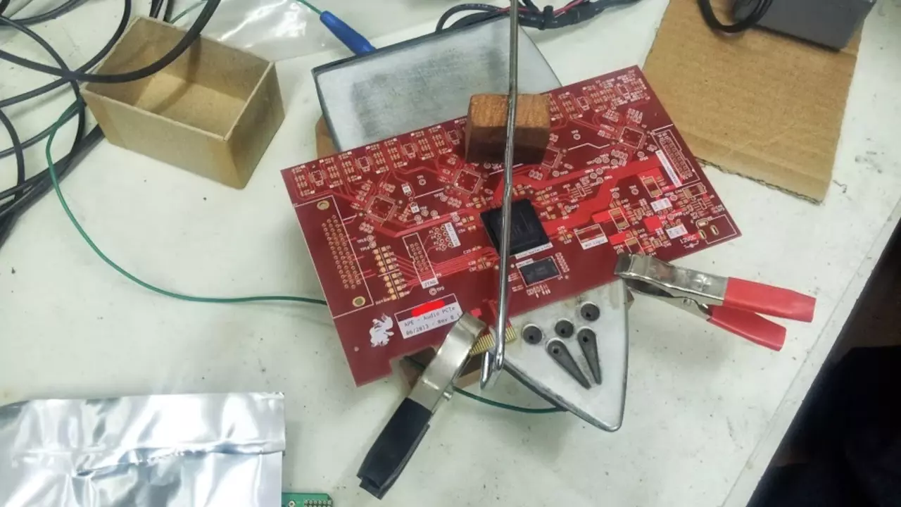 Figure 3: Aylons’ FPGA BGA Soldering setup.