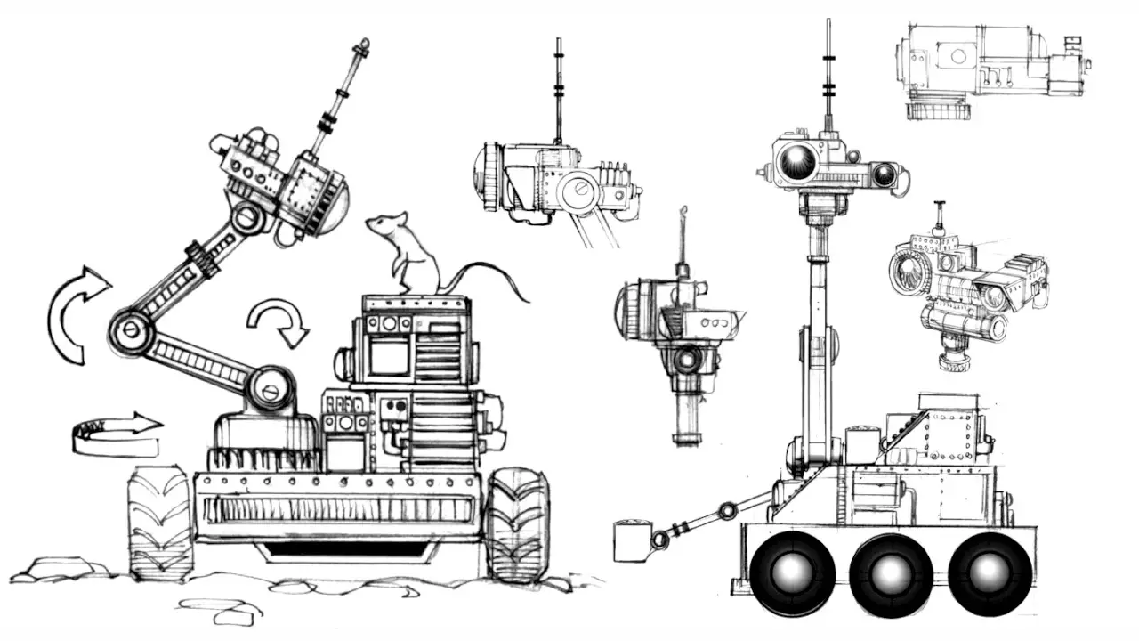 Figure 2: Drawing of Piper the robot.