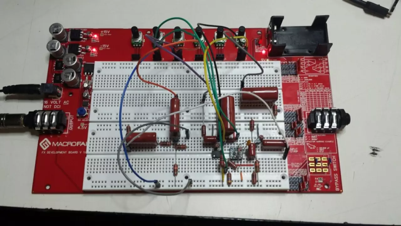 Figure 2: FX Dev Platform with Stephen’s Diode Compression opamp