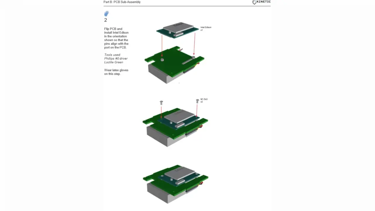 KINETIC’s Lego style assembly instructions. If only more product designs had these!