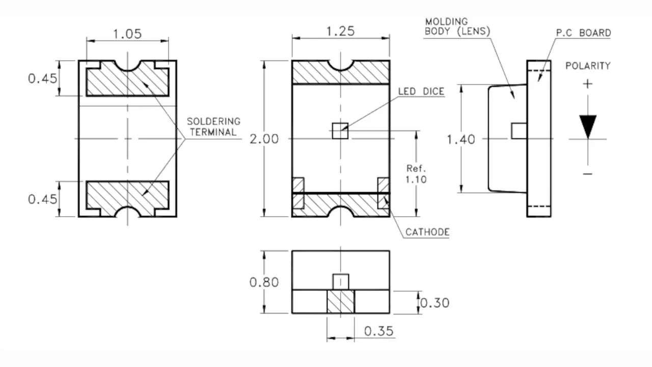 Figure 2: Inconsistencies in the LTST-C171CKT datasheets.