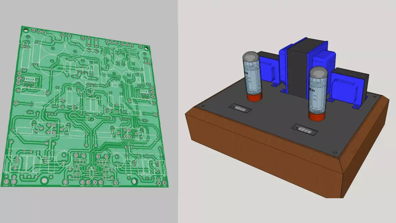 Figure 3: MacroAmp Stephen is working on. 3D rendering done in SketchUp.