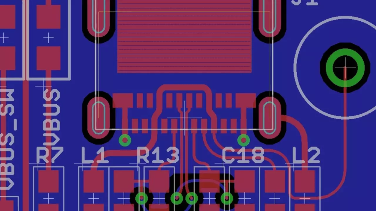 Figure 2: Board layout for the Molex 105450-0101.