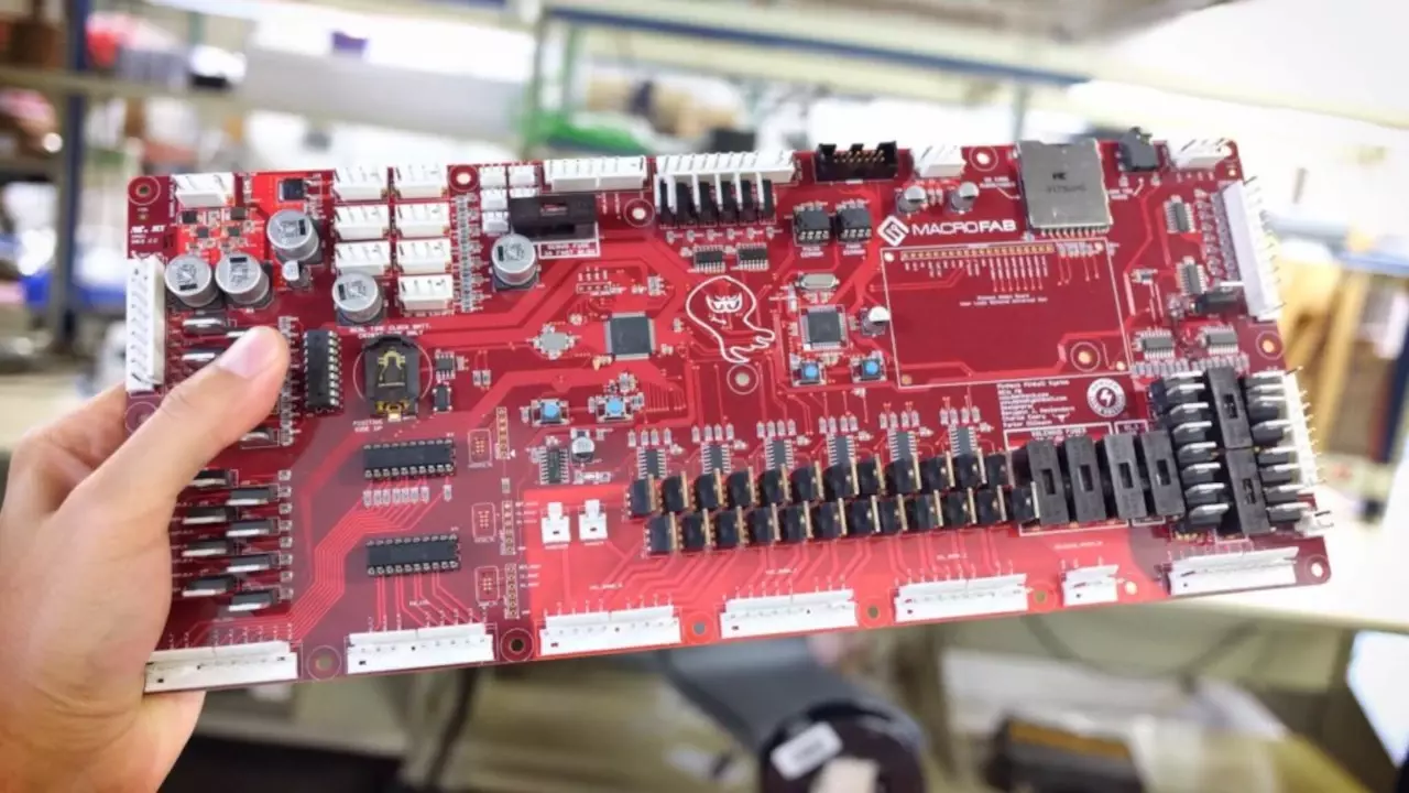 Figure 2: Pinheck pinball machine PCB. Designed by Parker and Ben.