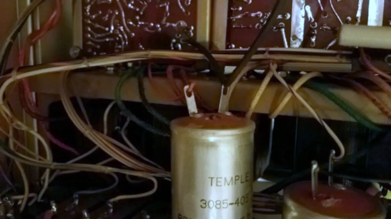 Poofing capacitor in Stephen’s Hickok 5055 Power Supply.