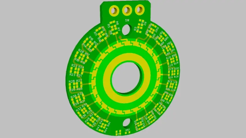 Rotary switch pcb mep 277