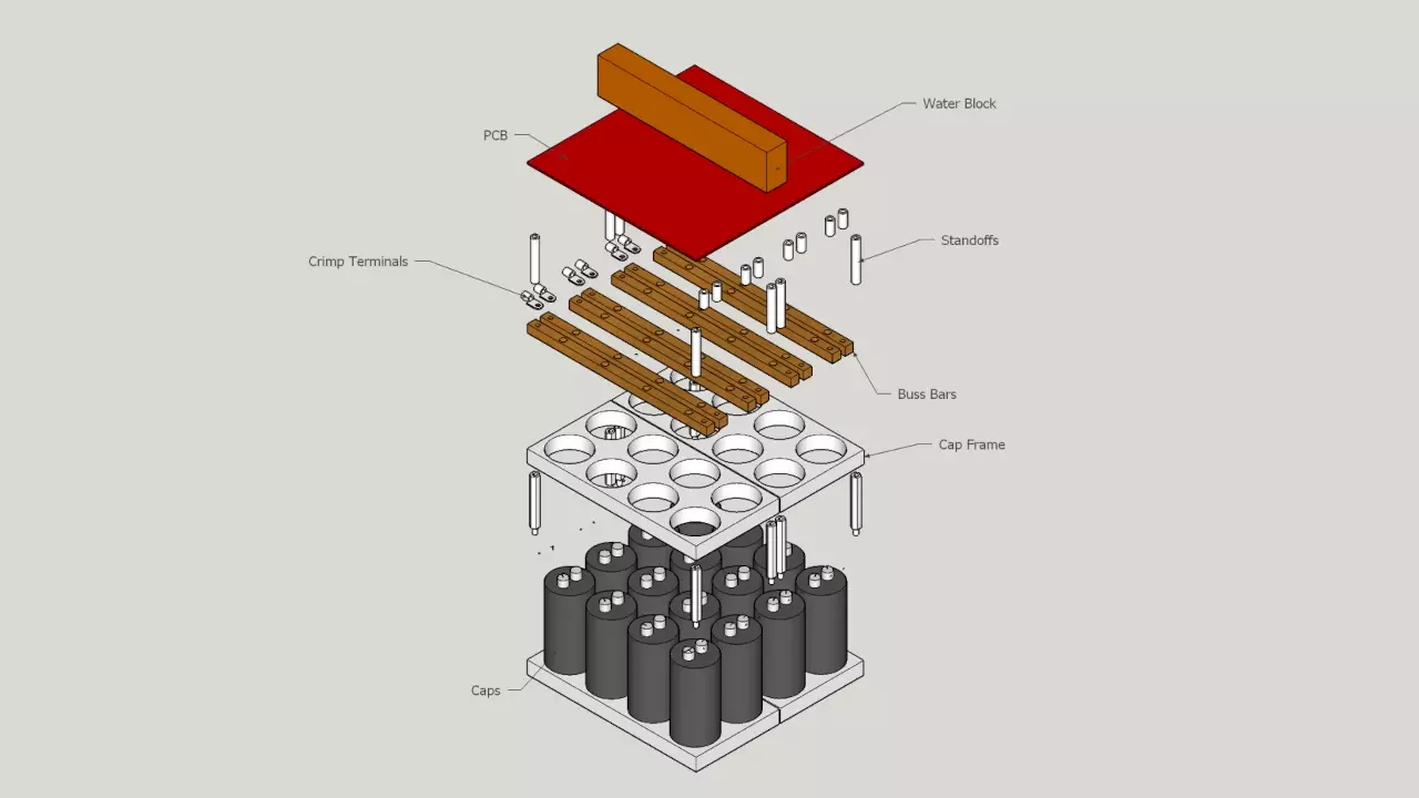 Figure 1: SSPS Energon Cube. Exploded diagram.