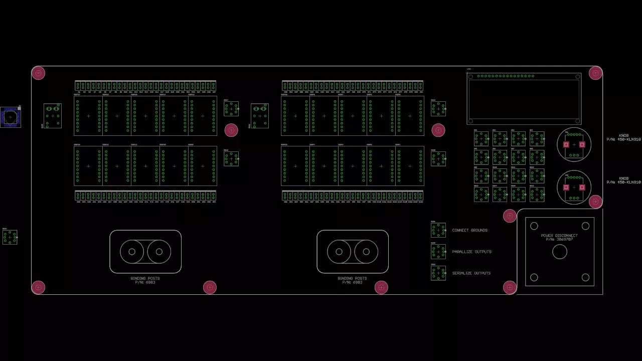 Figure 1: SSPS front panel layout. Traces to come soon.