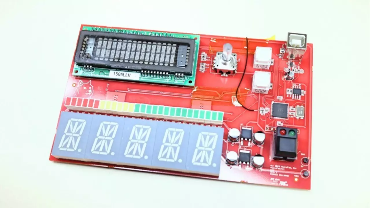 Figure 2: Front test panel for the SSPS. Code should be working shortly for it. Everything physically fit in the footprints!