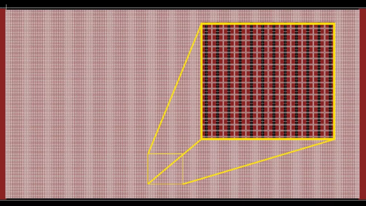 Figure 2: Stephen’s giant resistor layout in Eagle.