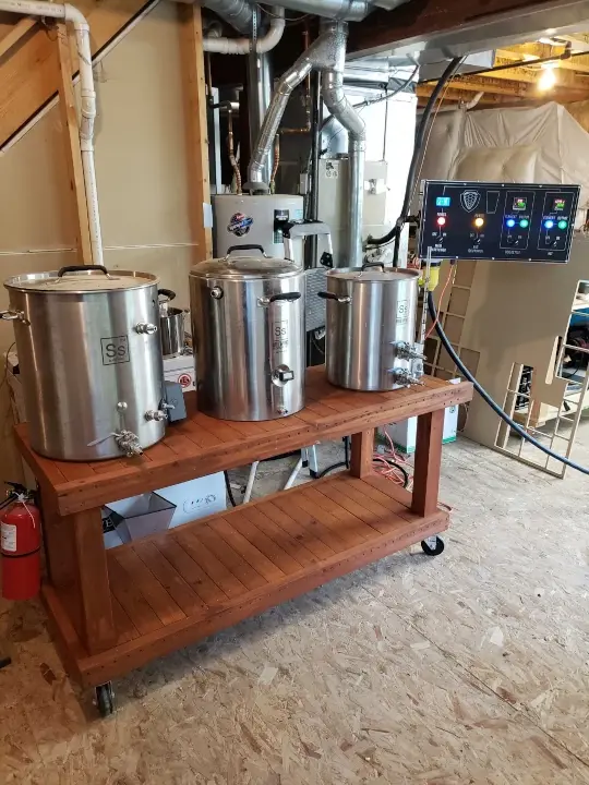 Stephen is almost ready to brew this weekend!
