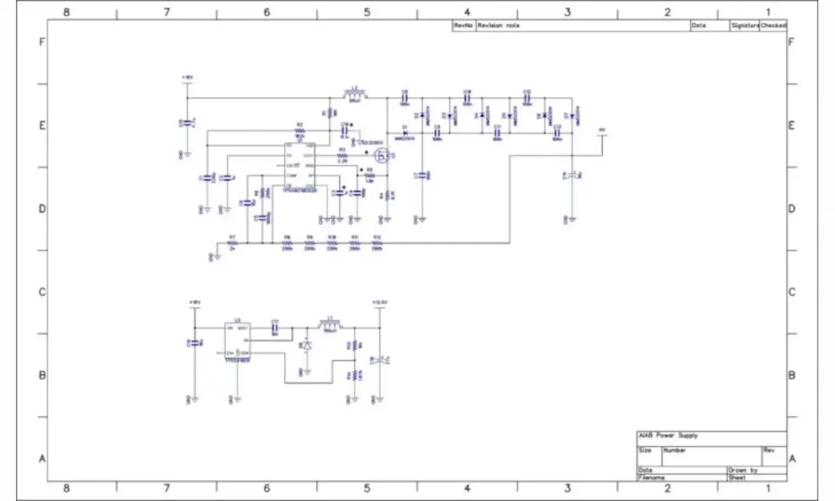 Stephen’s Vox and a Box schematic. Work in Progress!