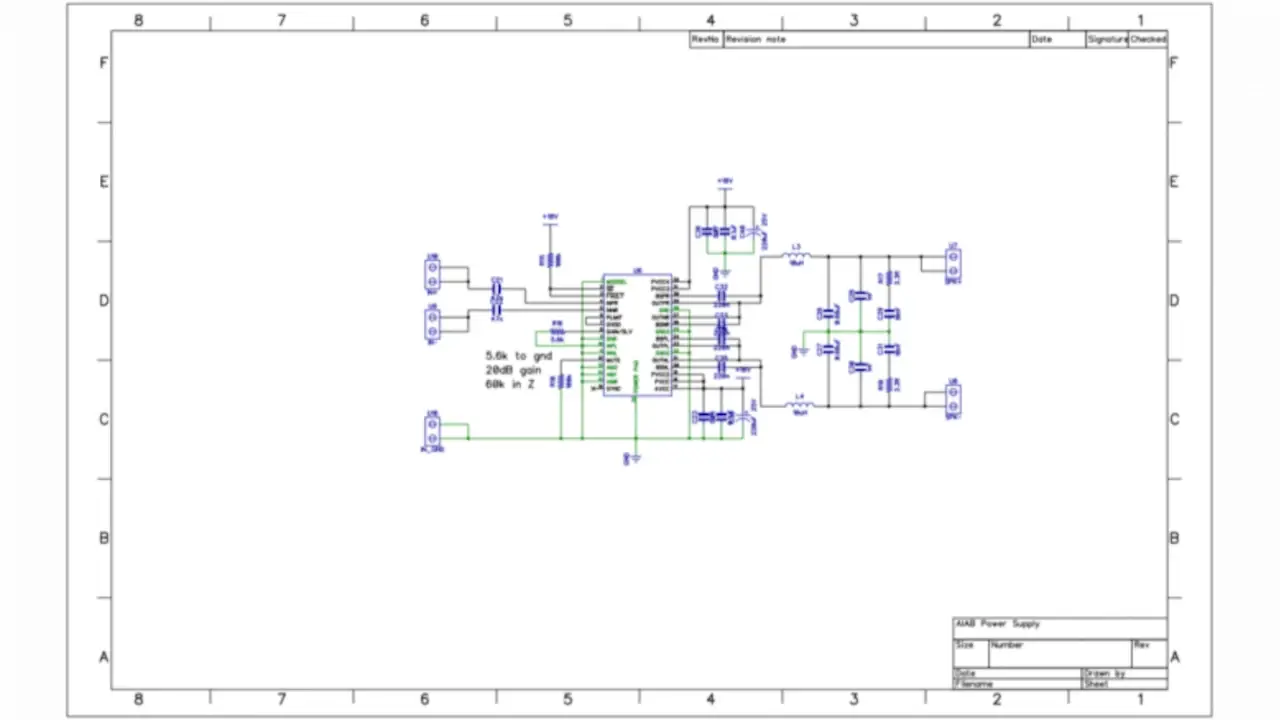 Stephen’s Vox in a Box standalone power supply schematic.