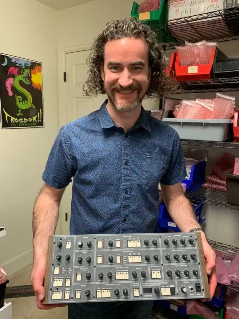 William Mathewson of WMDevices. WMD manufactures all there Eurorack and Pedals in-house in Denver, Colorado, USA. William Mathewson of WMDevices. WMD manufactures all there Eurorack and Pedals in-house in Denver, Colorado, USA.
