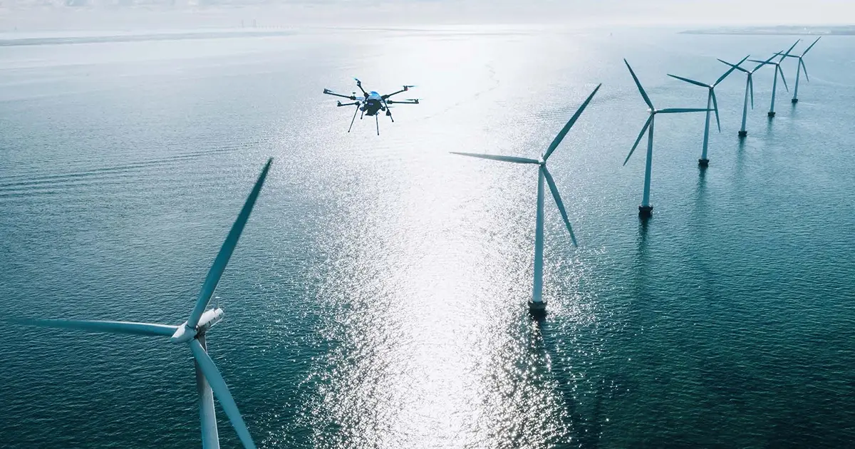 How Drones are Transforming Offshore Wind Turbine Inspections