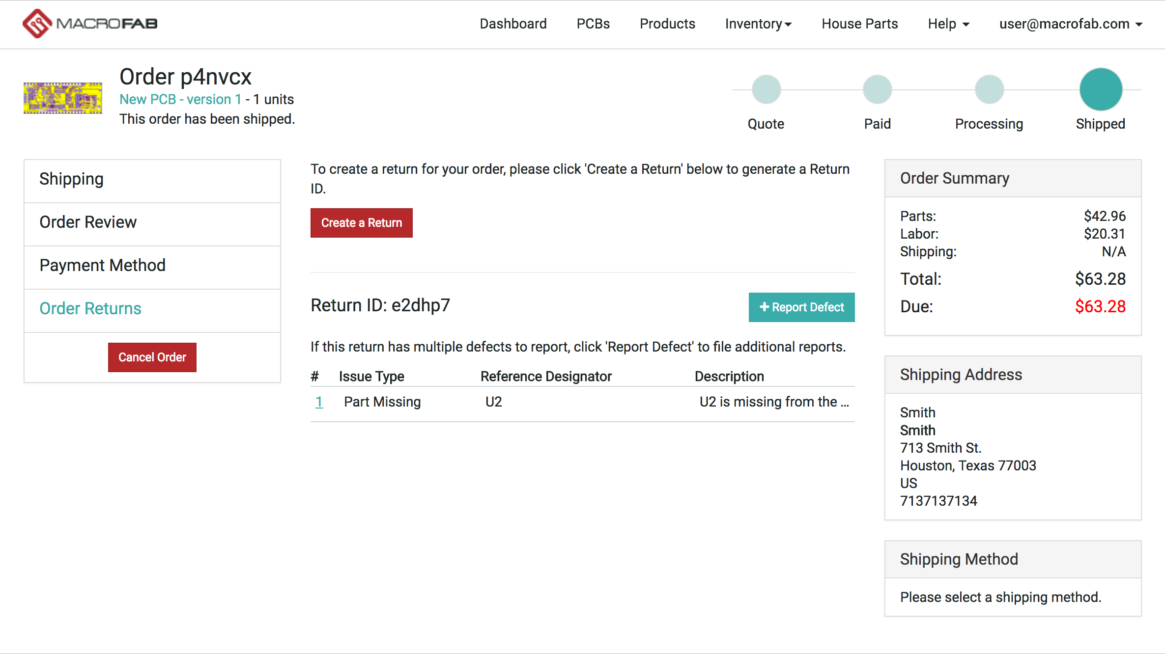 Requesting Returns is Now Easier Than Ever