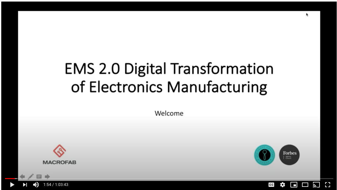 EMS 2.0 Digital Manufacturing Webinar