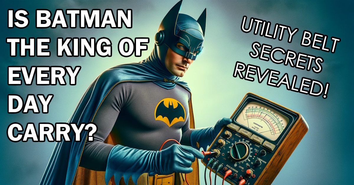 Batman, The King of EDC (Every Day Carry)