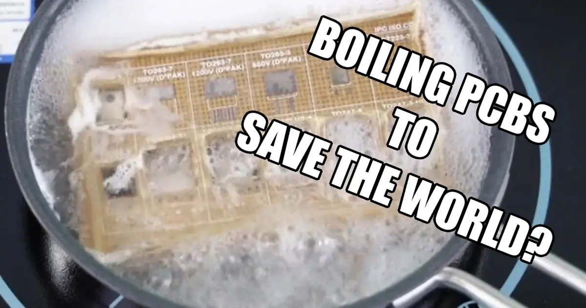 Recyclable PCBs, EOL Design, Cold Cuts